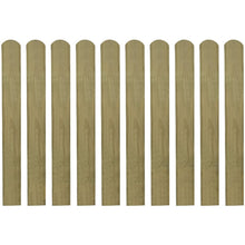 Schuttinglatten 10 st 80 cm geïmpregneerd hout