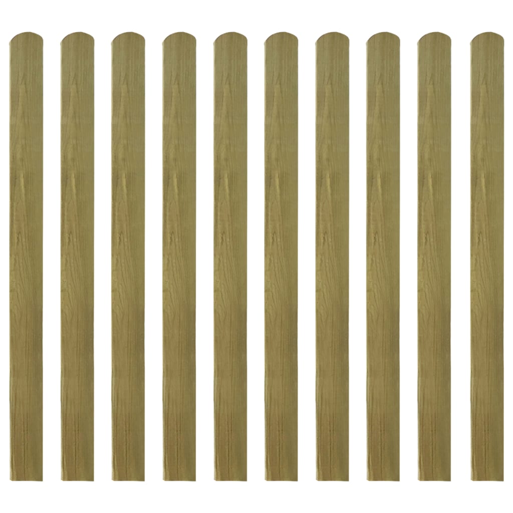 Schuttinglatten 10 st 120 cm geïmpregneerd hout