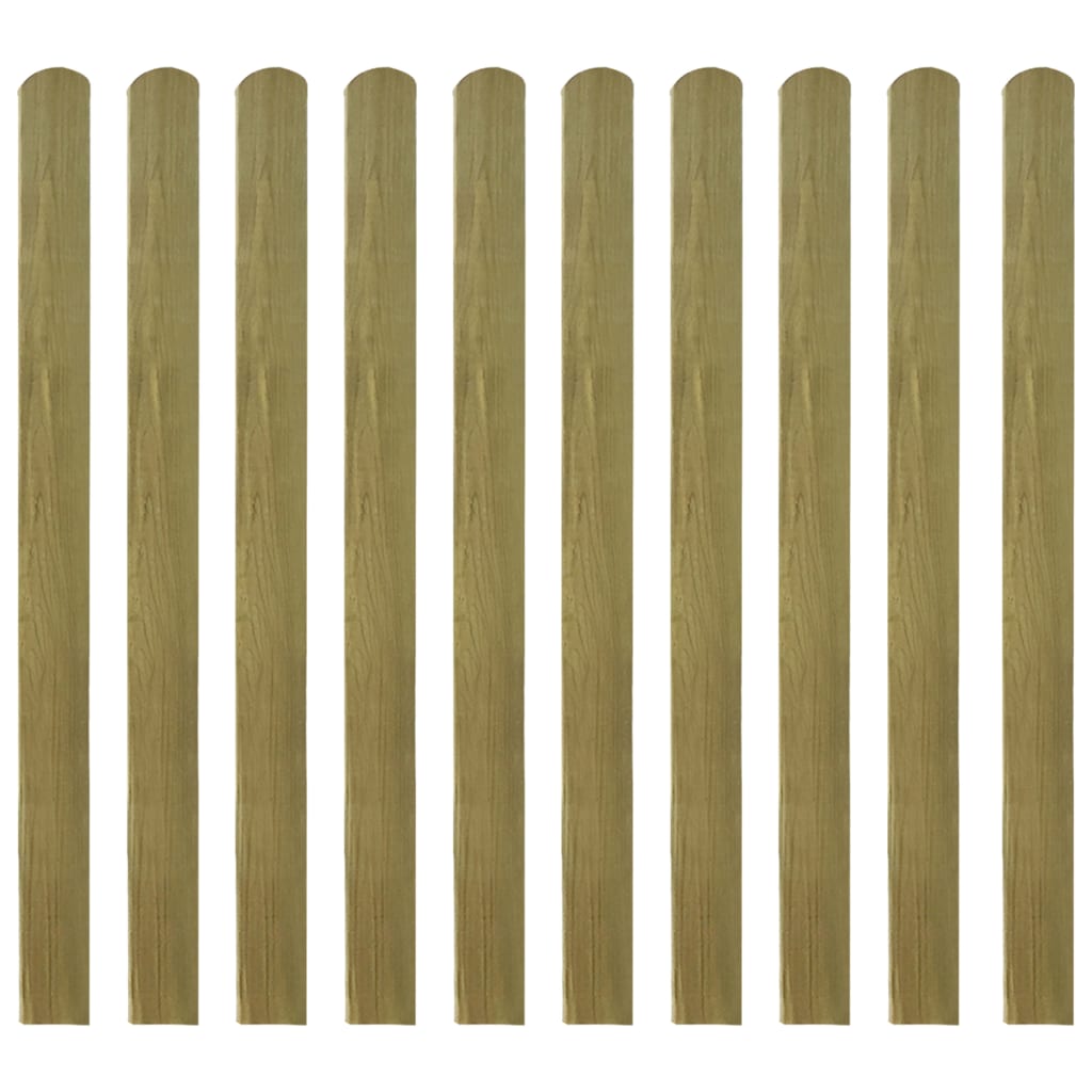 Schuttinglatten 10 st 120 cm geïmpregneerd hout