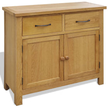 Dressoir 90X33,5X83 Cm Massief Eikenhout