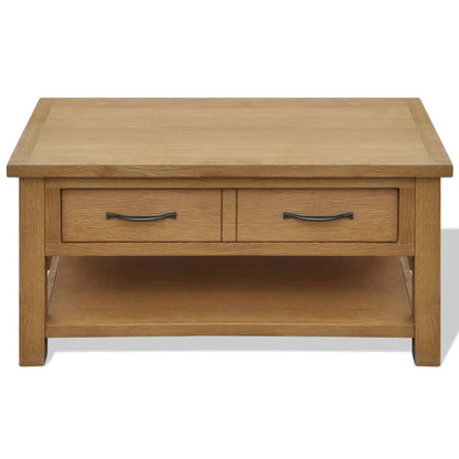 Salontafel 88X53X45 Cm Massief Eikenhout