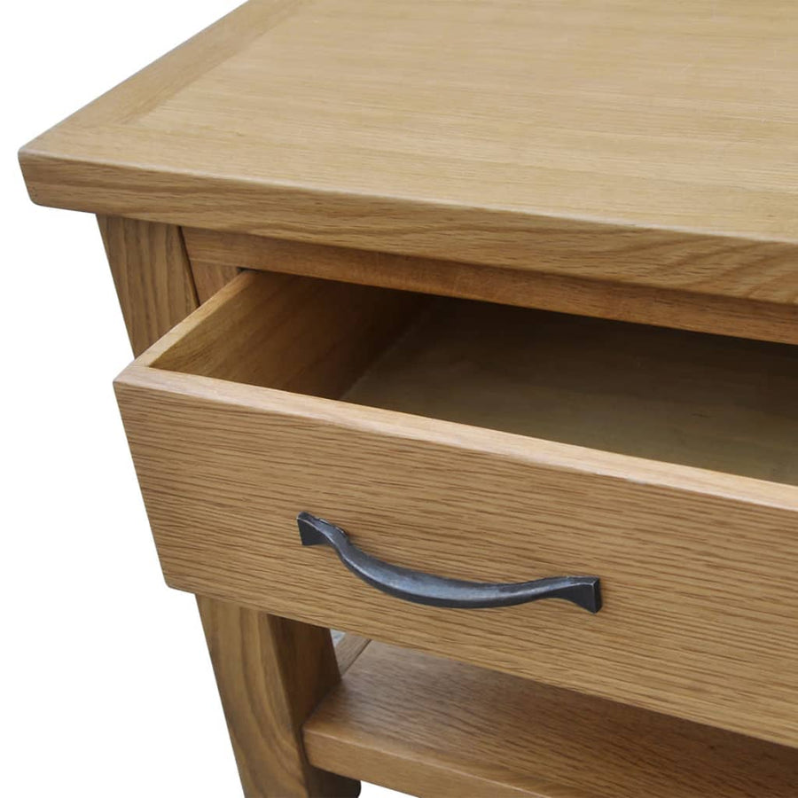 Salontafel 88X53X45 Cm Massief Eikenhout