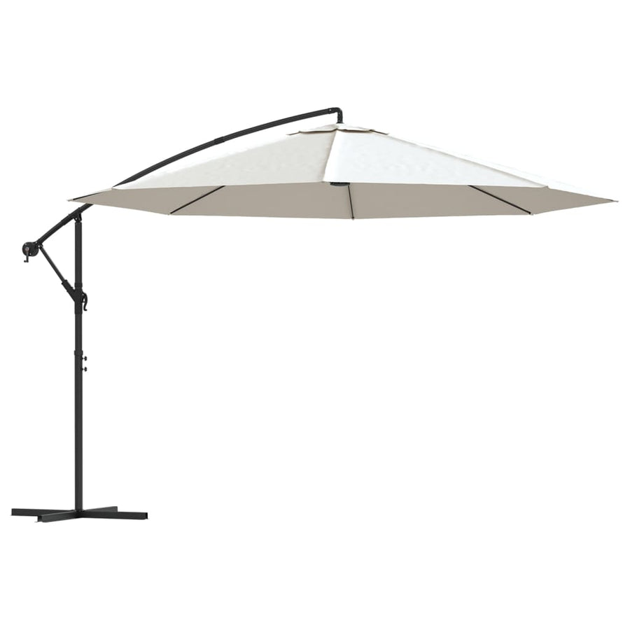 Zweefparasol 3,5 m zandwit