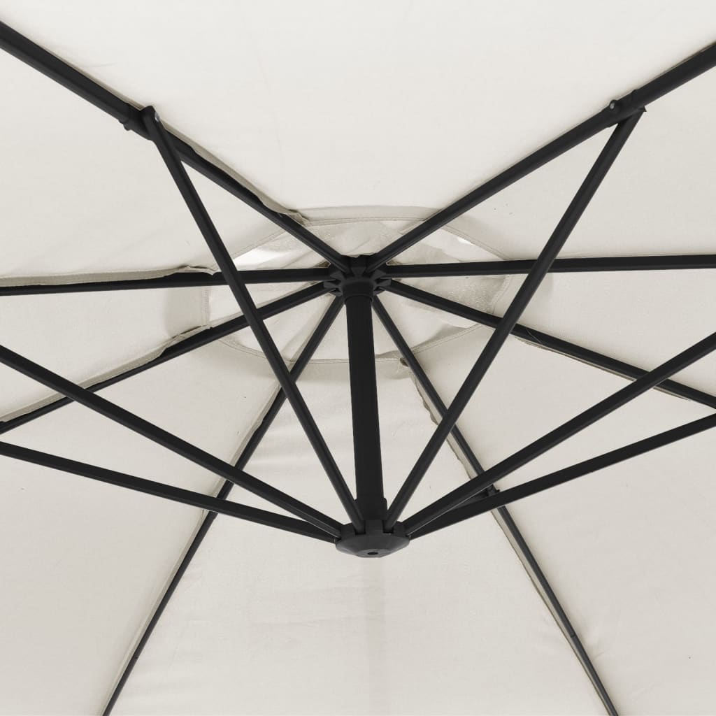 Zweefparasol 3,5 m zandwit