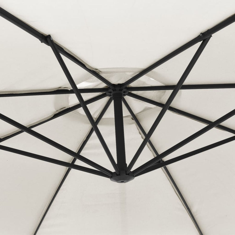 Zweefparasol 3,5 m zandwit
