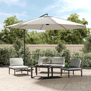 Zweefparasol 3,5 m zandwit uv-bestendig polyester