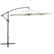 Cantilever parasol 3 m sand white