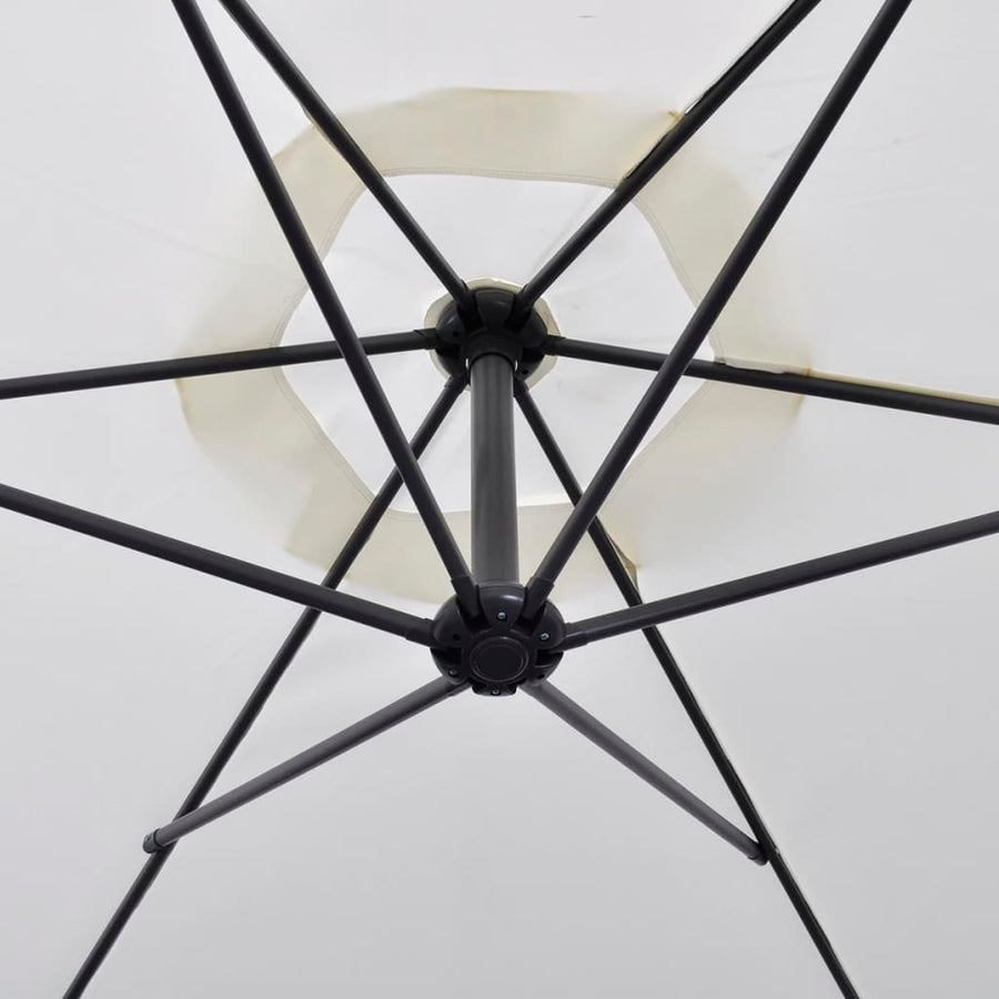 Zweefparasol 3 M Zand Wit