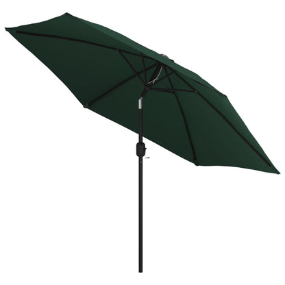 Parasol Kantelbaar Met Led 3 M Groen