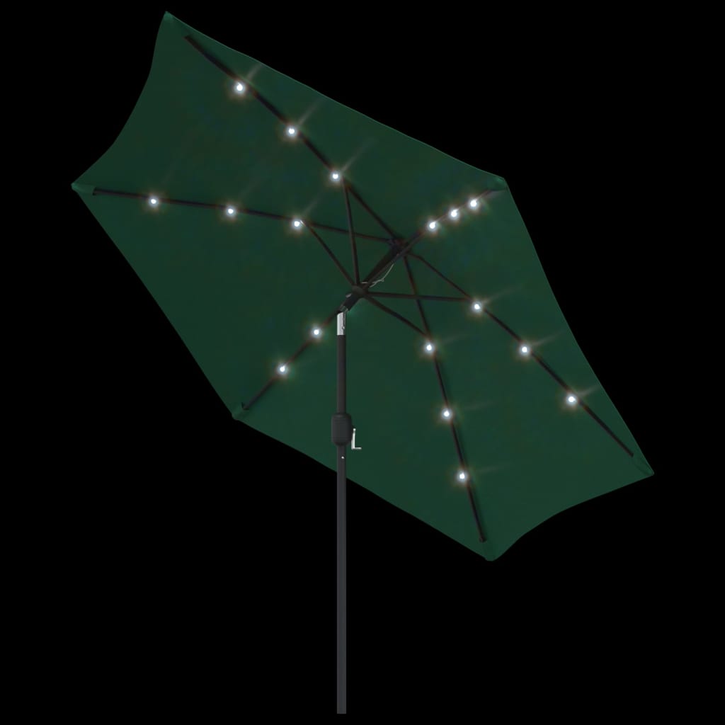 Parasol Kantelbaar Met Led 3 M Groen
