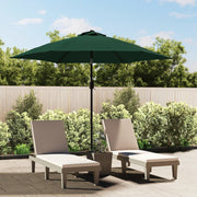 Zweefparasol 3 m groen met LED