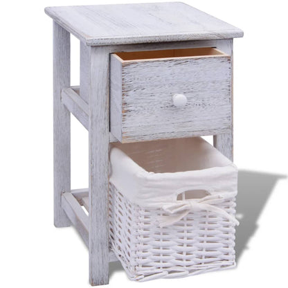 Nachtkastjes Hout 2 Wit