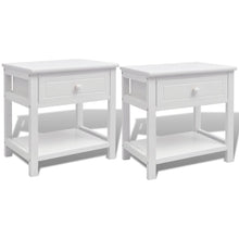 Nachtkastjes Stuks Hout 2 Wit