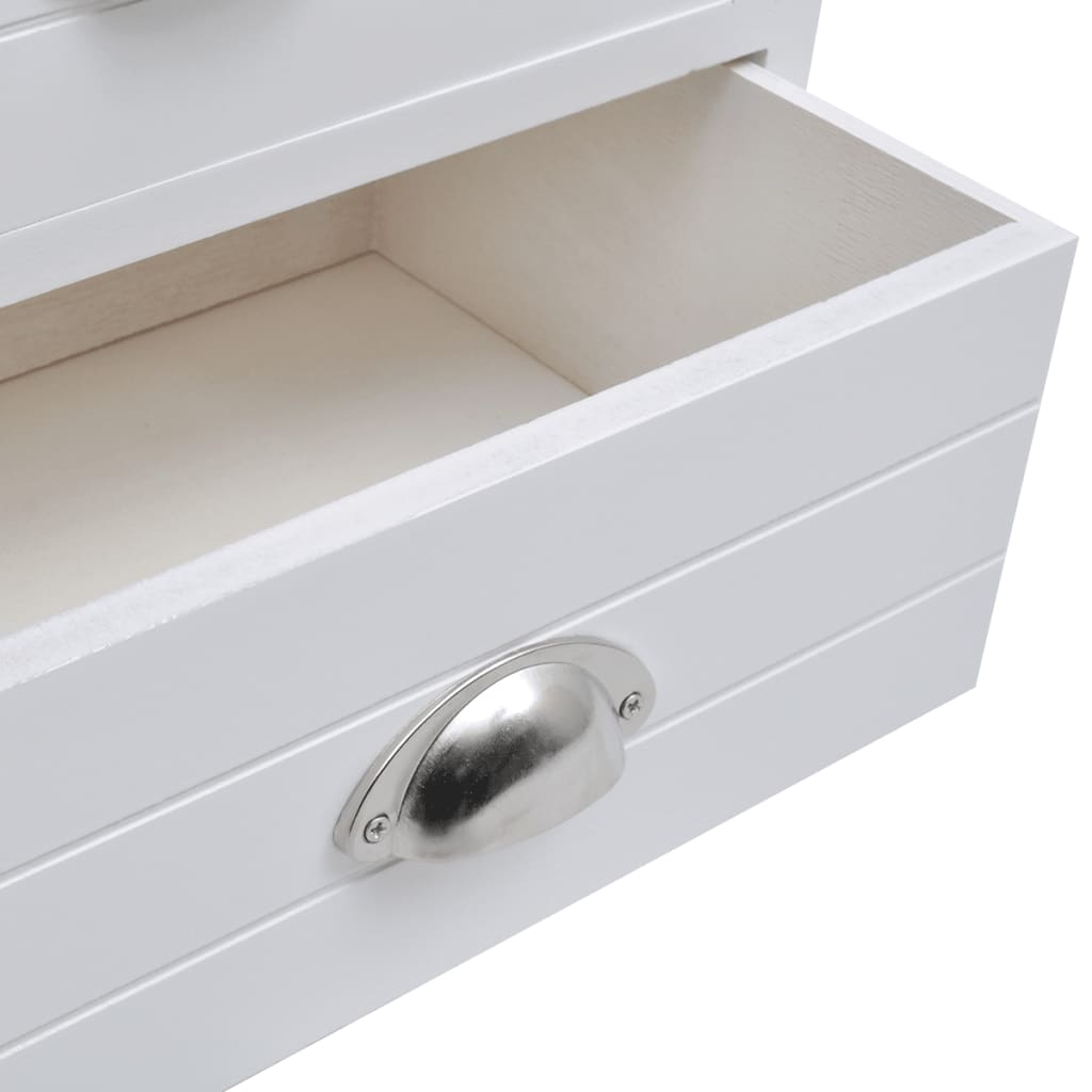 Nachtkastjes Franse Stijl Stuks Wit 2