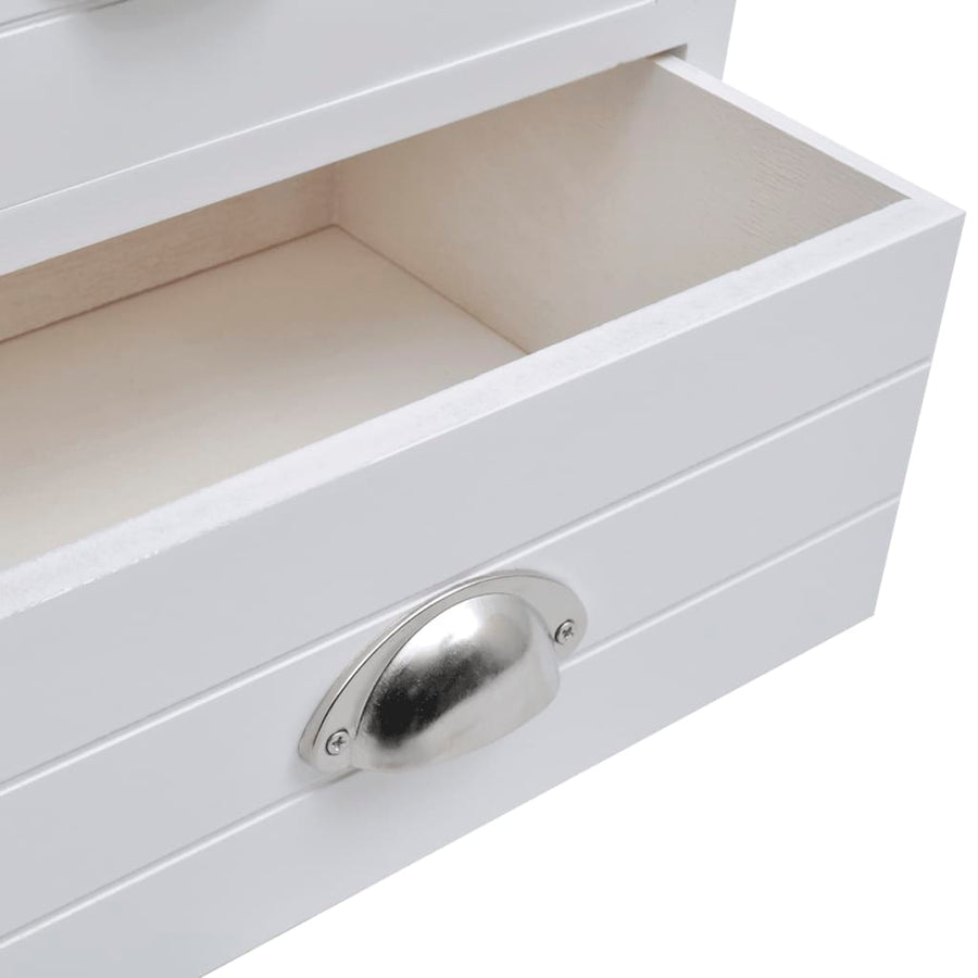 Nachtkastjes Franse Stijl Stuks Wit 2