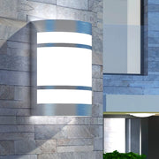Wandlamp buiten roestvrij staal zilver