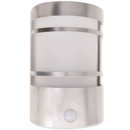 Buitenwandlamp Met Sensor Rvs Zilver