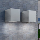 Cube-shaped outdoor lamp 2pcs