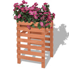 Plantenbak 60x38x36 cm massief vurenhout beige