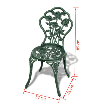 -Delige Bistroset Gietaluminium Groen
