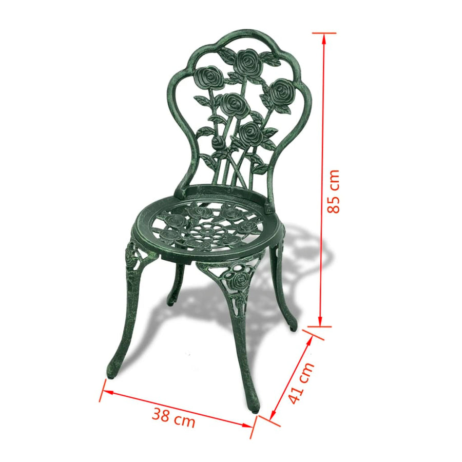 -Delige Bistroset Gietaluminium Groen