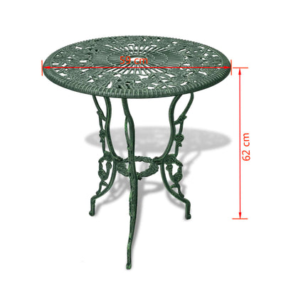-Delige Bistroset Gietaluminium Groen