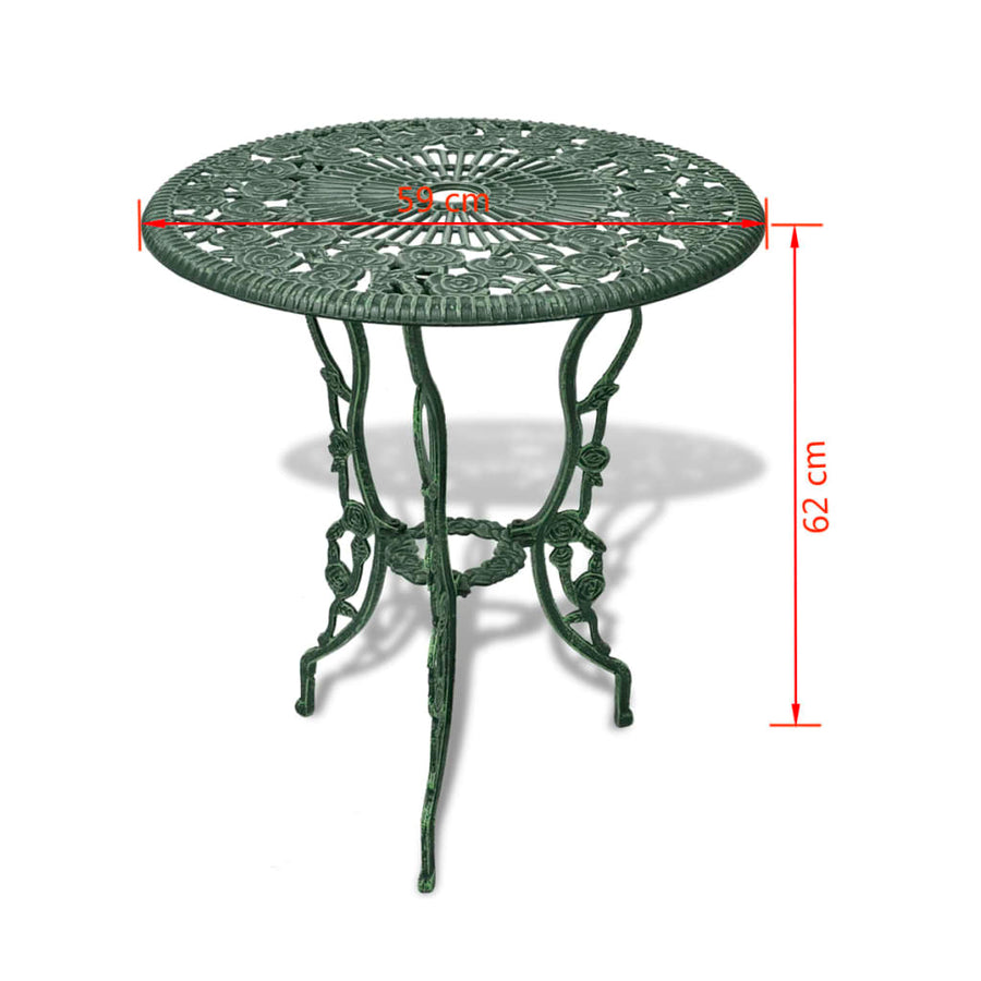 -Delige Bistroset Gietaluminium Groen