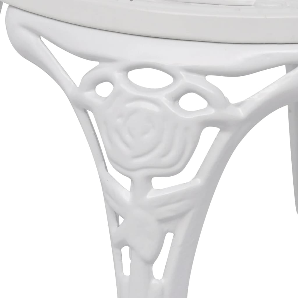 -Delige Bistroset Gietaluminium Wit