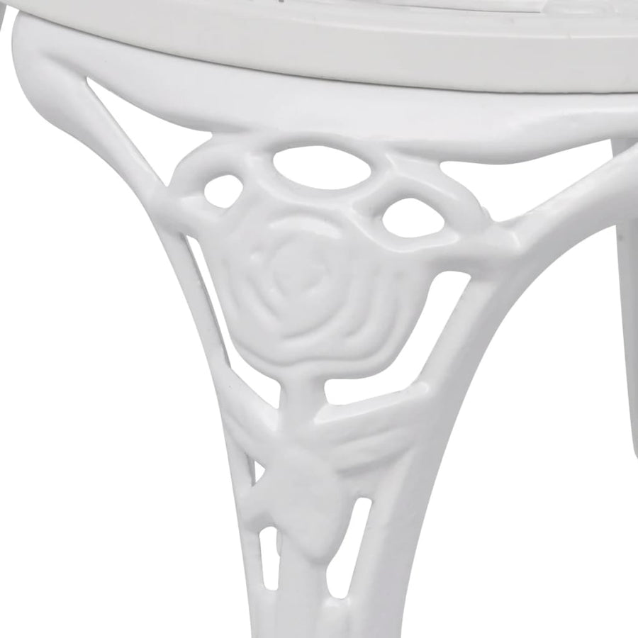 -Delige Bistroset Gietaluminium Wit