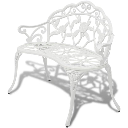 Tuinbank 00 Cm Gietaluminium Wit