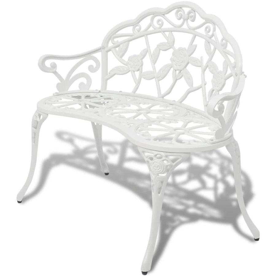 Tuinbank 00 Cm Gietaluminium Wit