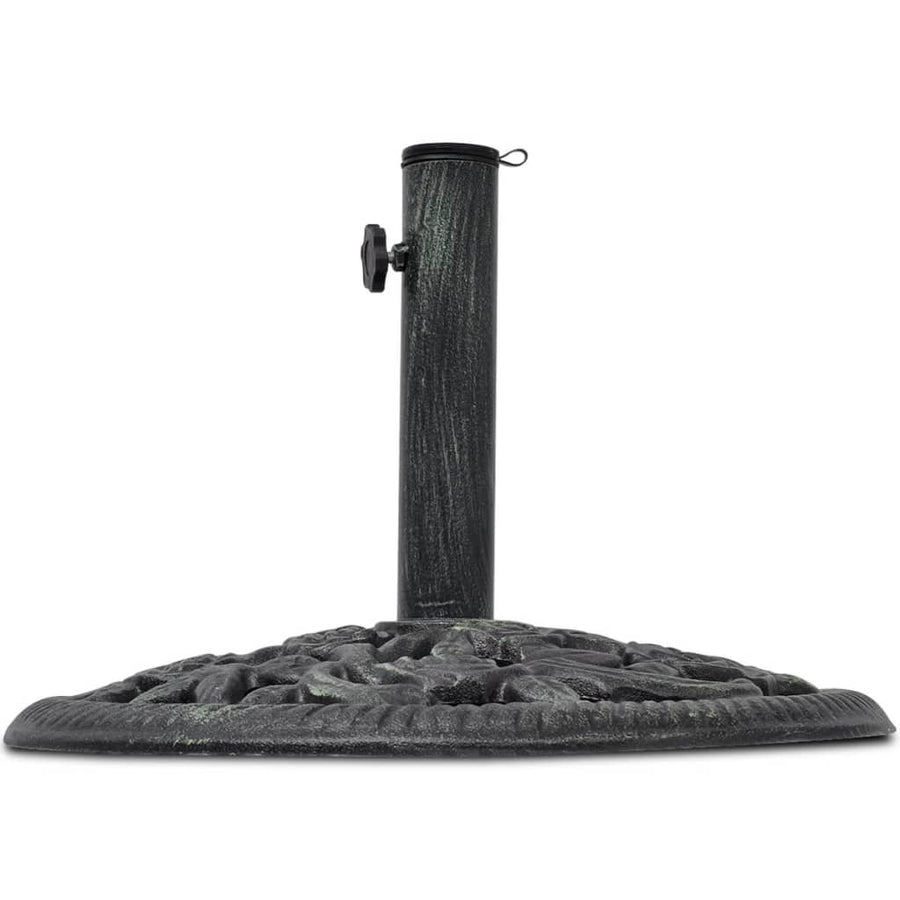 Parasolvoet 12 Kg 48 Cm Gietijzer 48 x 48 x 32.5 cm Zwart en groen