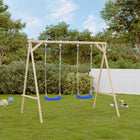Swing seats with rope 2 pcs 38x16 cm polyethylene blue