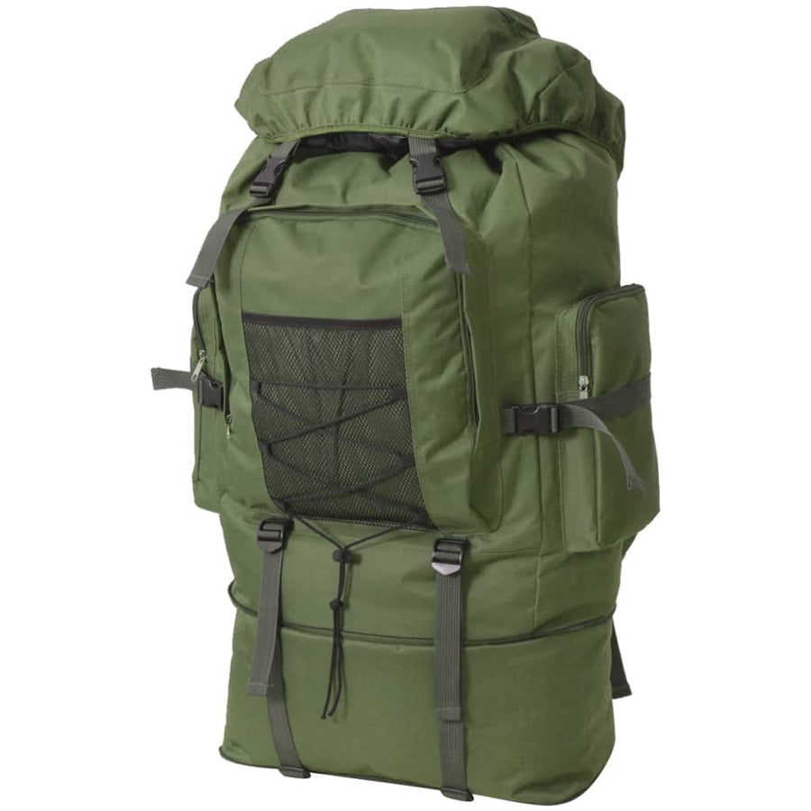 Rugzak legerstijl XXL 100 L groen 100 l Groen