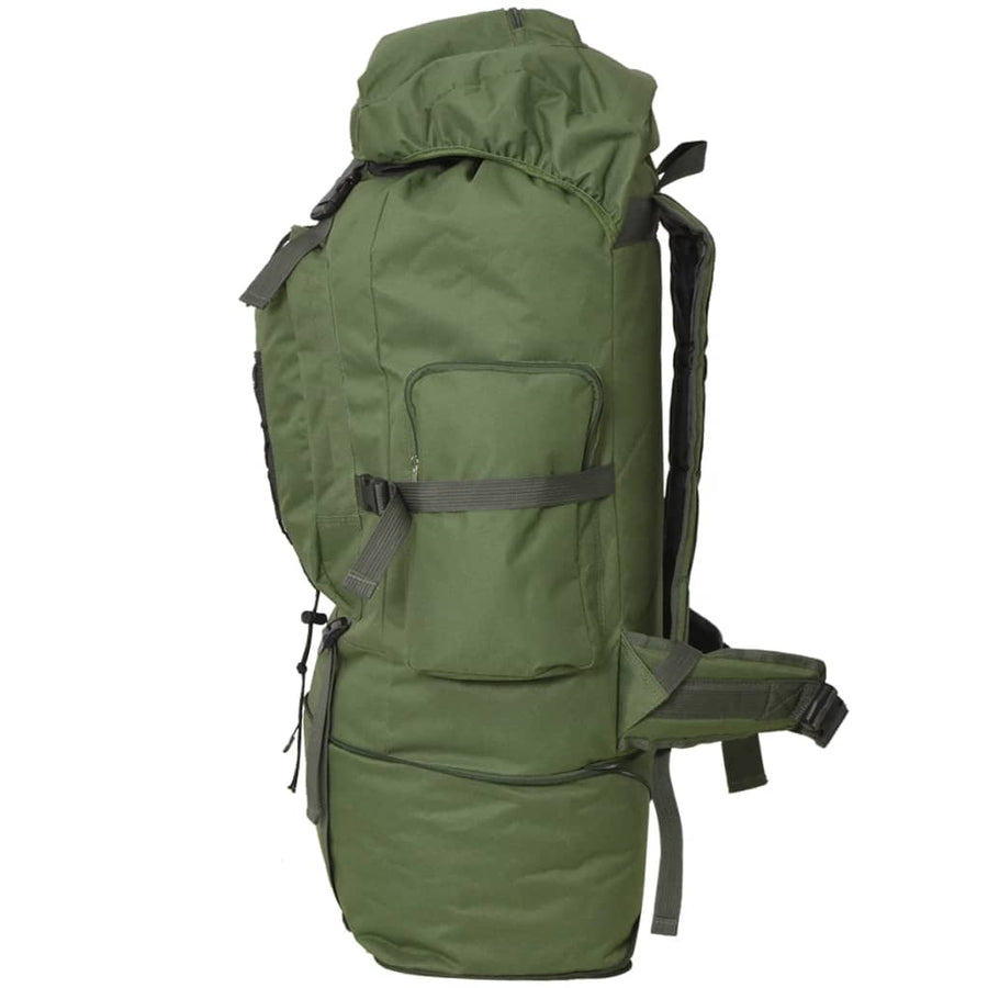 Rugzak legerstijl XXL 100 L groen 100 l Groen