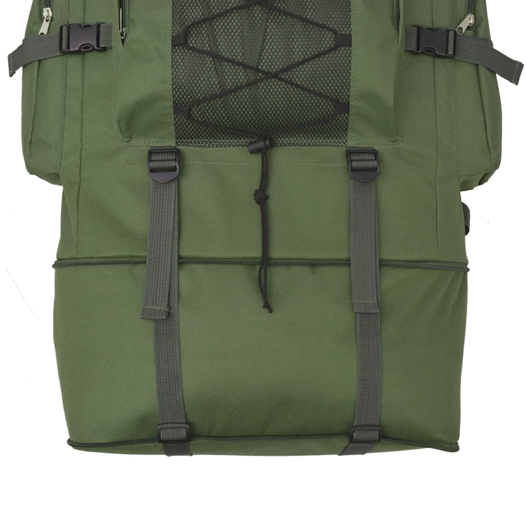 Rugzak legerstijl XXL 100 L groen 100 l Groen