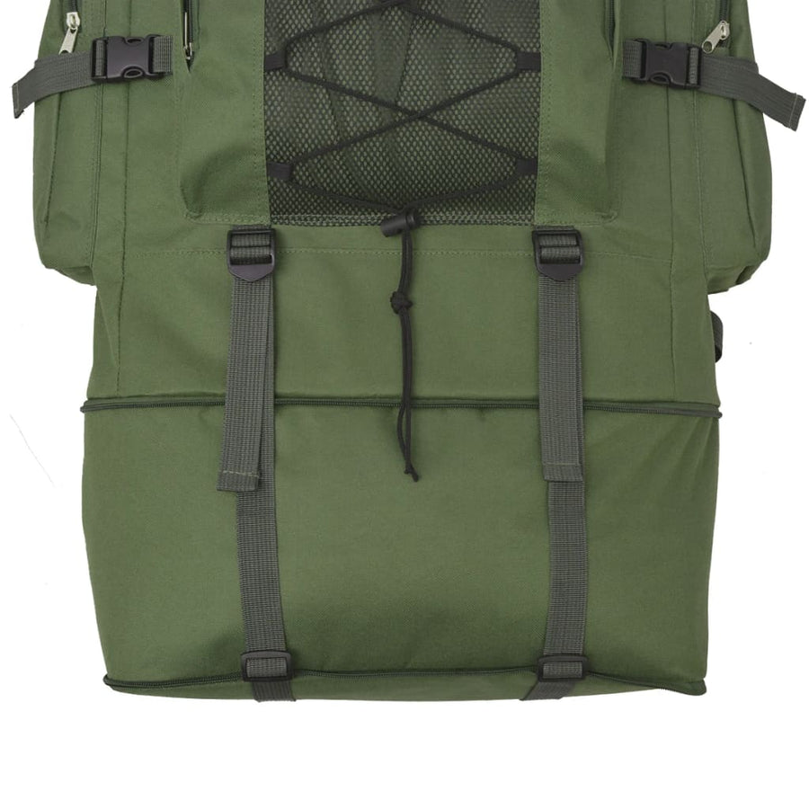 Rugzak legerstijl XXL 100 L groen 100 l Groen