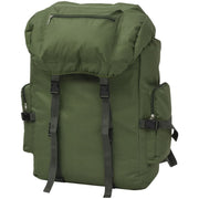 Army style backpack 65 L green