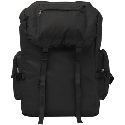 Rugzak legerstijl 65 L zwart 65 l Zwart