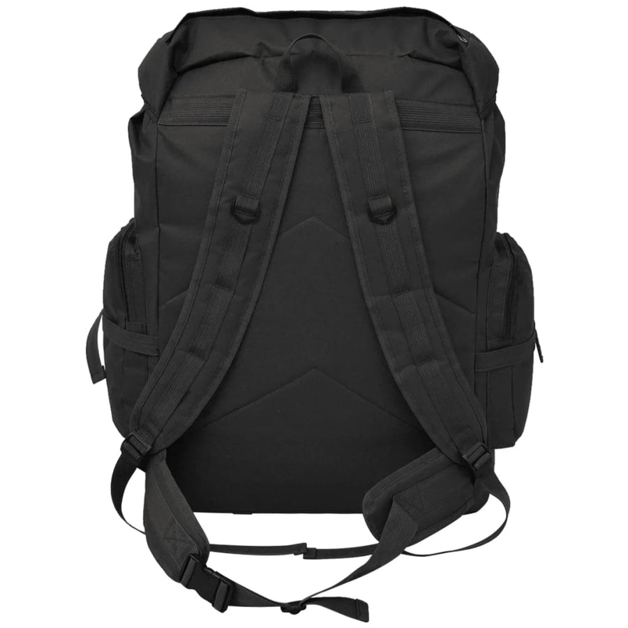 Rugzak legerstijl 65 L zwart 65 l Zwart
