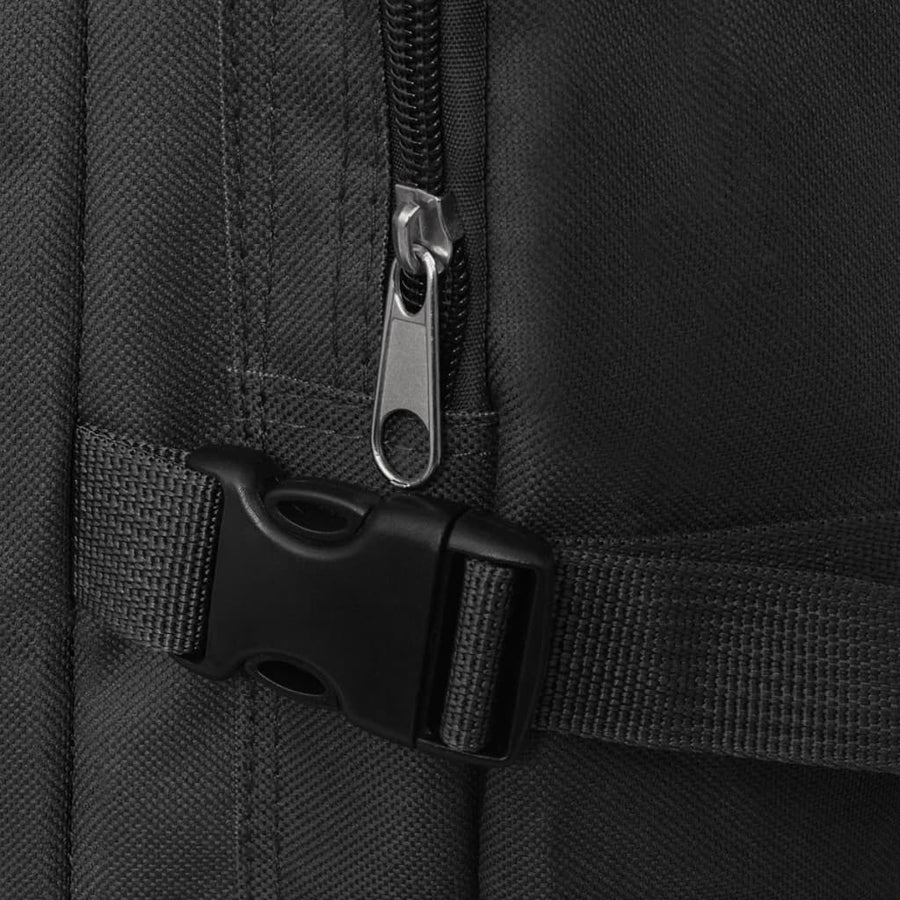 Rugzak legerstijl 65 L zwart 65 l Zwart