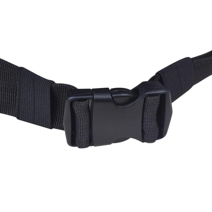 Rugzak hiking XXL 75 L zwart en grijs Grijs