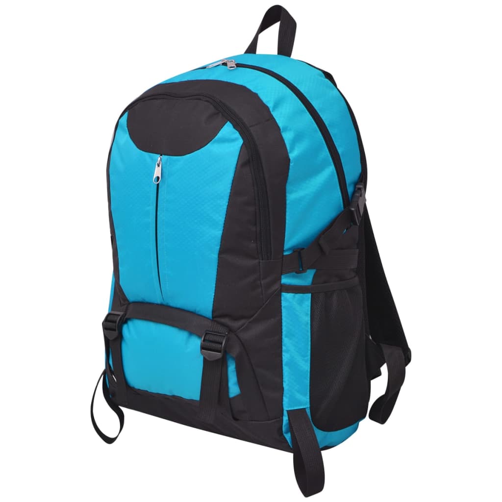 Hiking rugzak 40 L zwart en blauw Blauw
