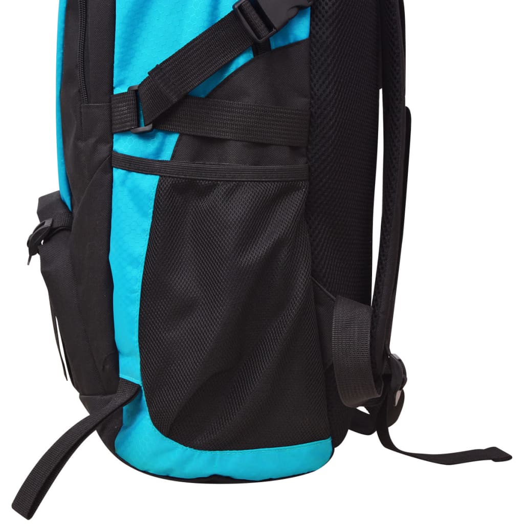 Hiking rugzak 40 L zwart en blauw Blauw