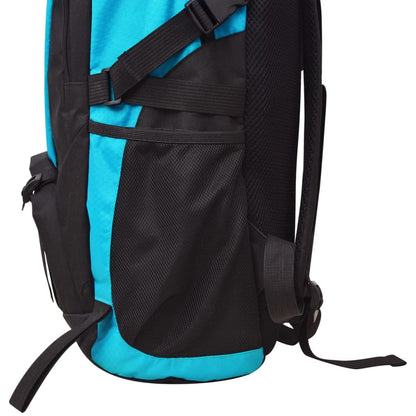 Hiking rugzak 40 L zwart en blauw Blauw