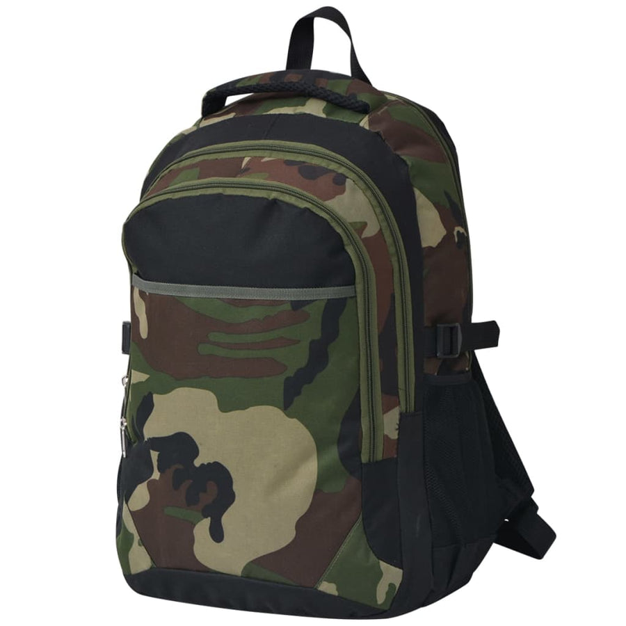 Rugzak Voor School Zwart En Camouflage