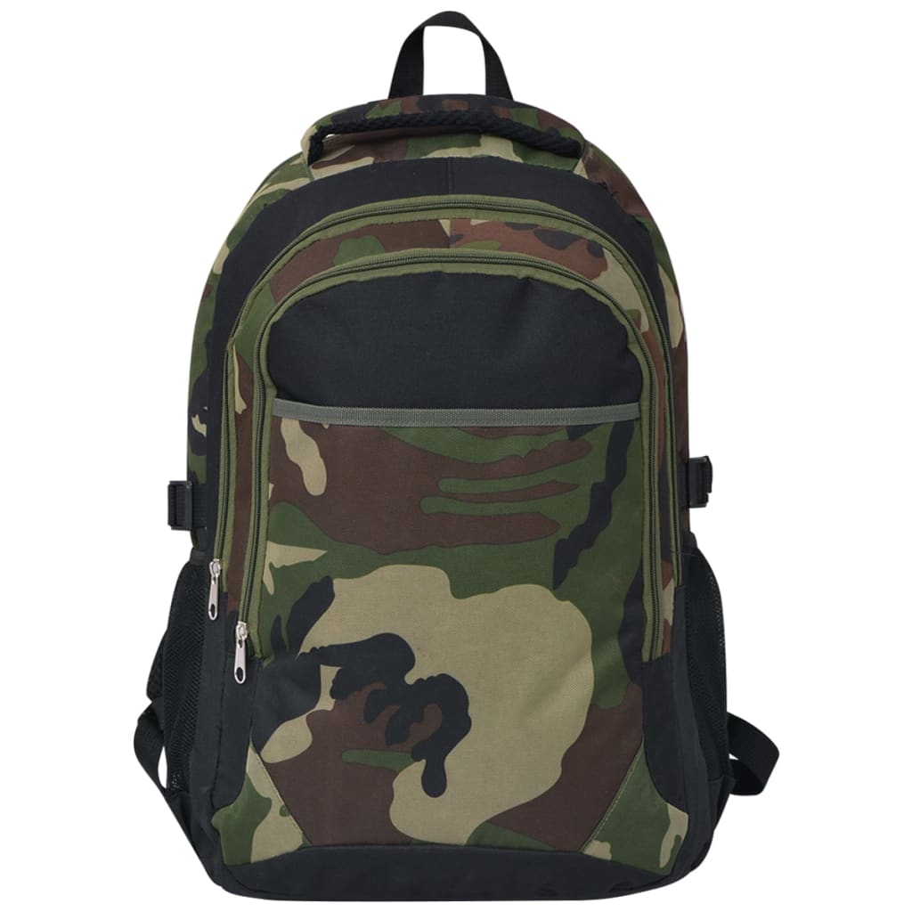 Rugzak Voor School Zwart En Camouflage