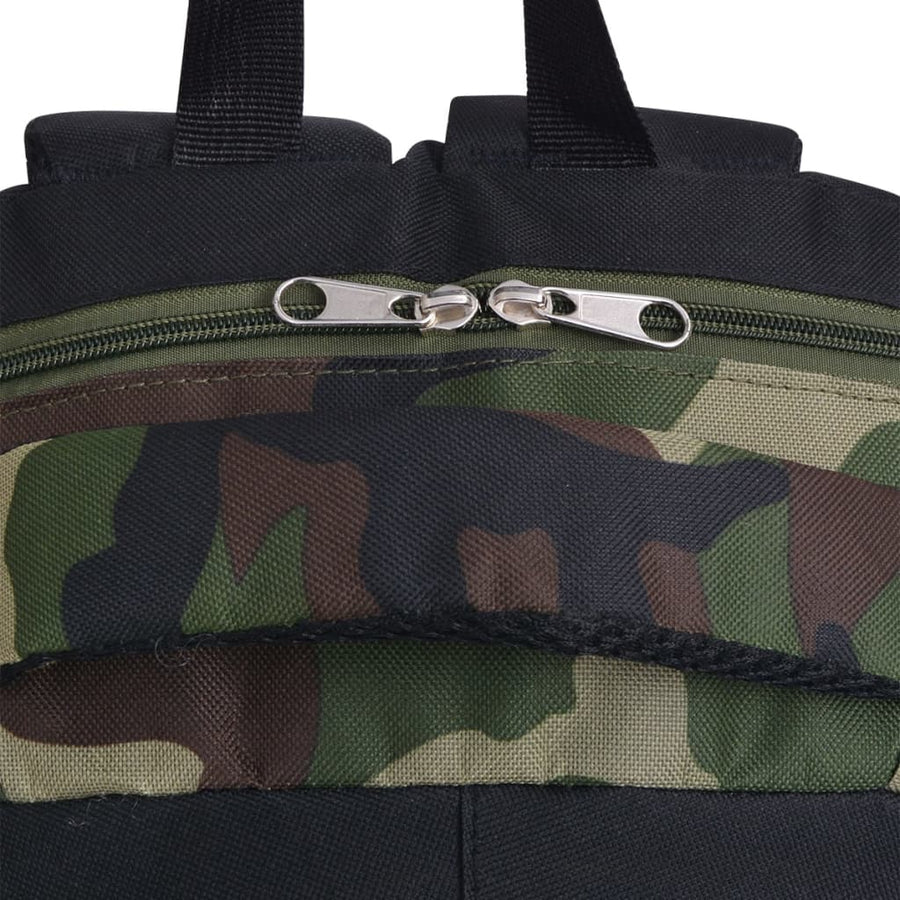 Rugzak Voor School Zwart En Camouflage