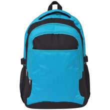 Rugzak voor school 40 L zwart en blauw Blauw
