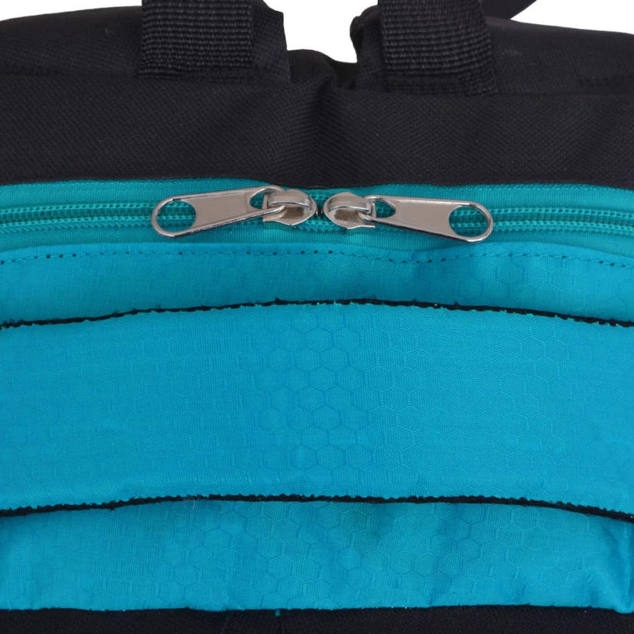 Rugzak voor school 40 L zwart en blauw Blauw